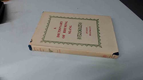 Dictionary of Rhyming Slang