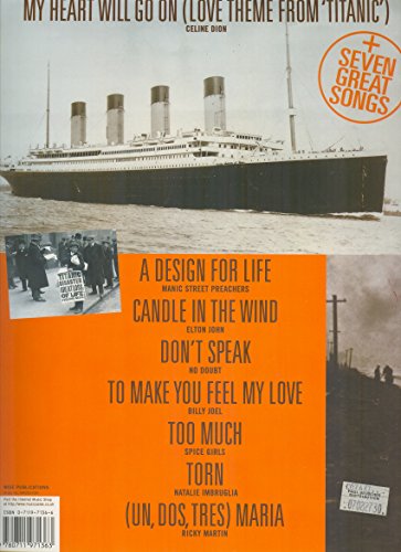 My heart will go on: (love theme from Titanic) + seven great songs : complete, piano, voice and guitar arrangements of eight classic songs, including lyrics and guitar chord boxes