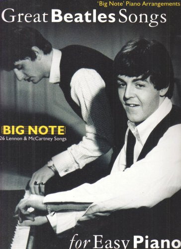 Great Beatles Songs For Easy Piano