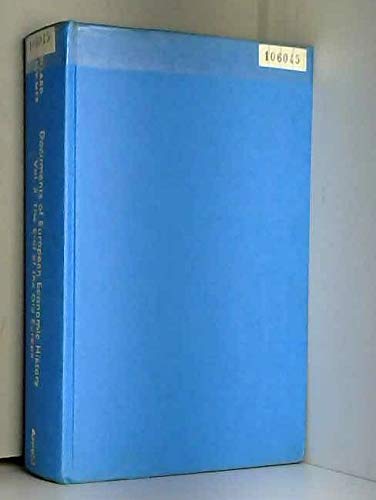 Documents of European Economic History