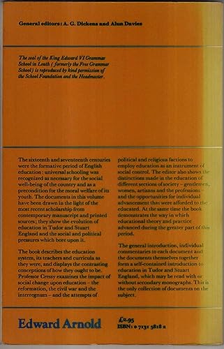 Education in Tudor and Stuart England