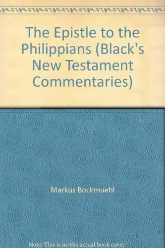 Commentary on the Epistle to the Philippians