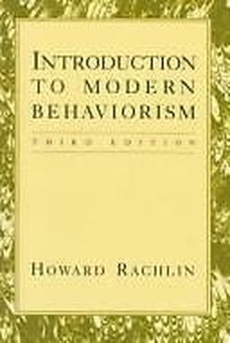 Introduction to Modern Behaviorism