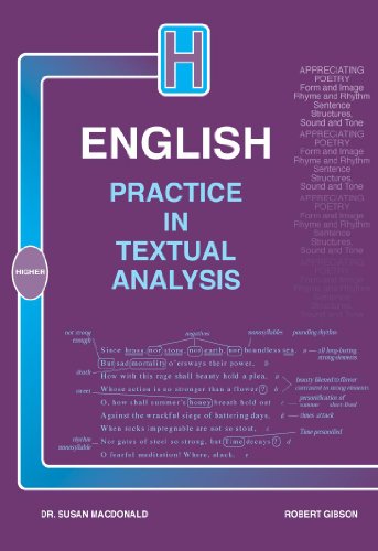 Practice in Textual Analysis Higher English