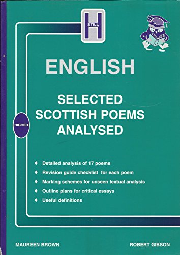 Selected Scottish Poems Analysed