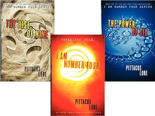 Lorien Legacies By Pitticus Lore 3 Books Collection Set (I Am Number Four, The Power Of Six, The Rise Of Nine)