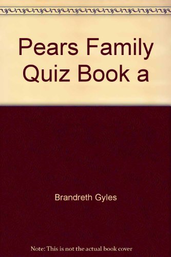 Pears Family Quiz Book a