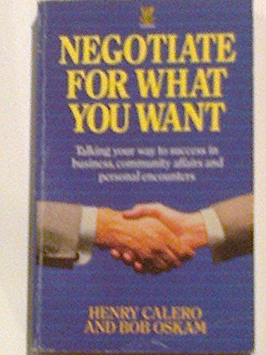 Negotiate for What You Want