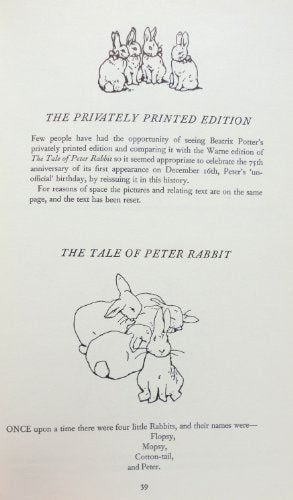 The History of the "Tale of Peter Rabbit"