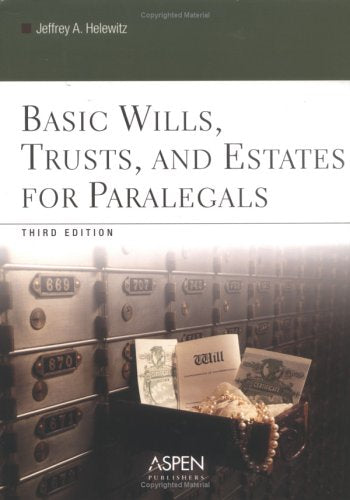 Basic Wills, Trusts, and Estates for Paralegals, Third Edition