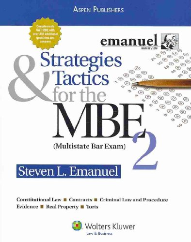 Strategies & Tactics for the MBE 2