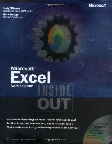 Microsoft Excel Version 2002 Inside Out