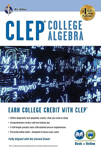 Clep(r) College Algebra Book + Online