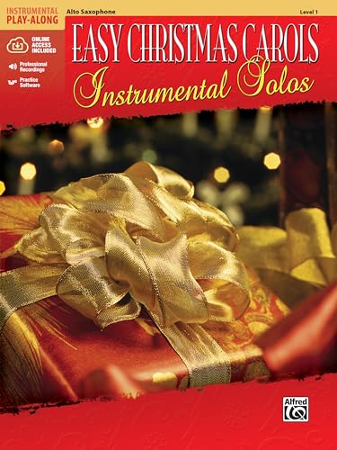 Easy Christmas Carols Instrumental Solos- Alto Sax