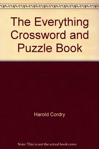 The Everything Crossword and Puzzle Book