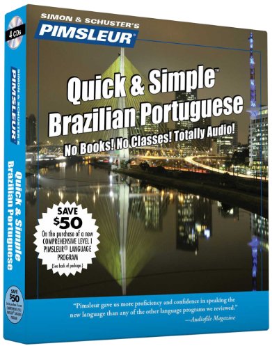 Pimsleur Portuguese (Brazilian) Quick & Simple Course - Level 1 Lessons 1-8 CD