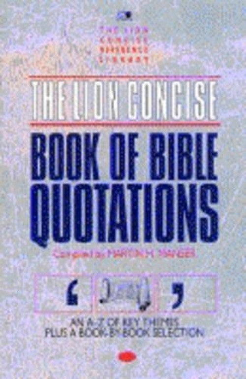 Lion Concise Book of Bible Quotations