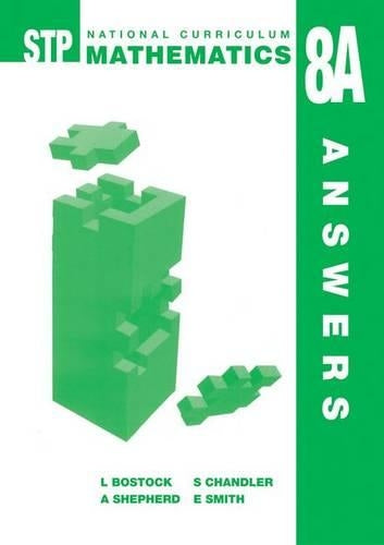 STP National Curriculum Mathematics 8A - Answer Book