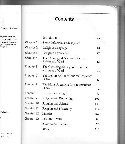 Philosophy of Religion for A Level