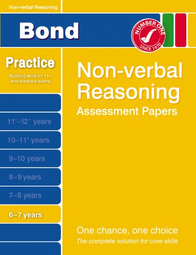Bond Starter Papers in Non-verbal Reasoning 6-7 Years