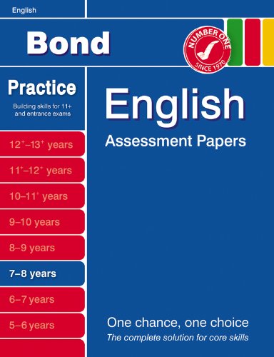 Bond First Papers in English 7-8 Years