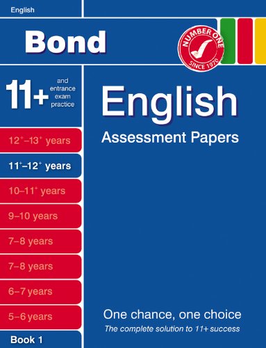 Bond Fifth Papers in English 11-12+ Years
