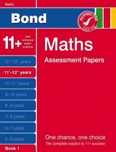 Bond Fifth Papers in Maths 11-12+ Years