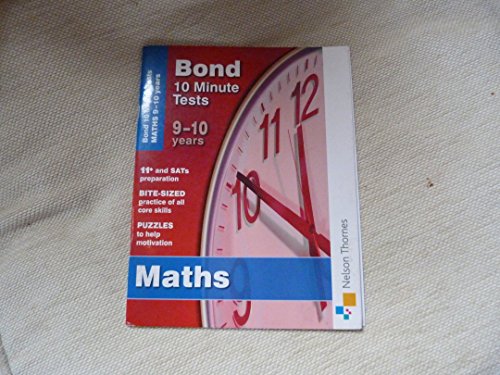 Bond 10 Minute Tests Maths 9-10 Years