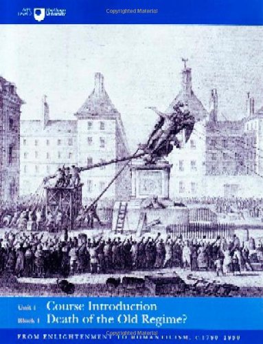 Course Introduction and Death of the Old Regime?