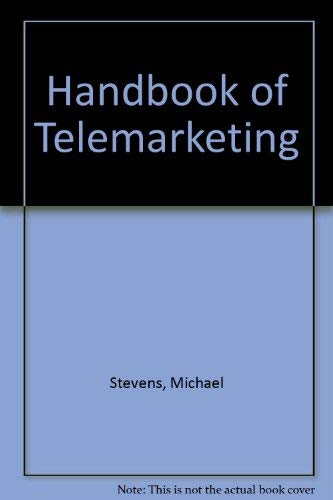 Handbook of Telemarketing