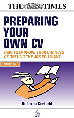 Preparing Your Own CV