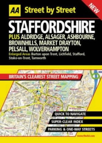 AA Street by Street Staffordshire