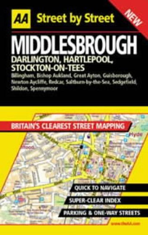 AA Street by Street Middlesbrough