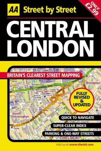 AA Street by Street Central London Map