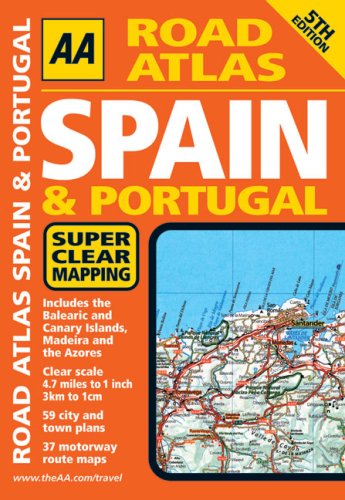 AA Road Atlas Spain and Portugal