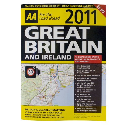 AA Road Atlas- Great Britain and Ireland 2011