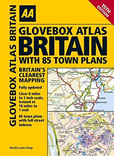 AA Glovebox Atlas Britain with 85 Town Plans