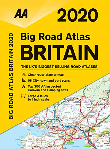AA Big Road Atlas Britain 2020