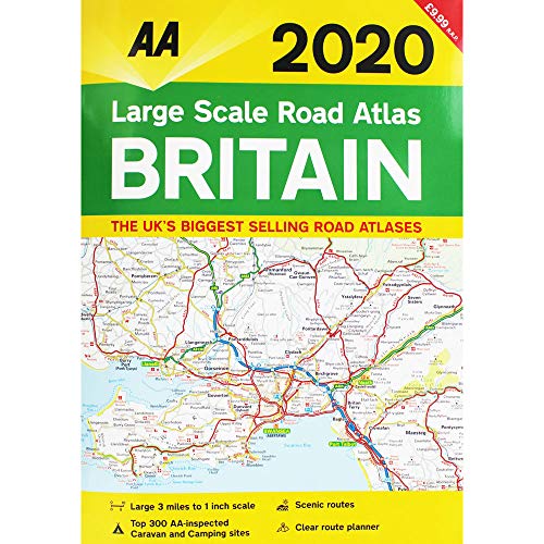 AA Large Scale Atlas Britain 2020
