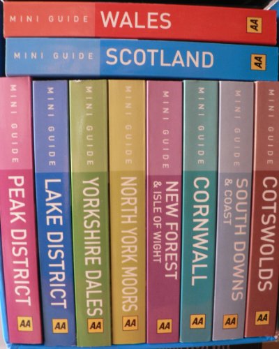 MINI GUIDES BRITAIN- AA SERIES BOXED SET OF 10
