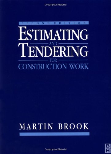 Estimating and Tendering in Construction Work