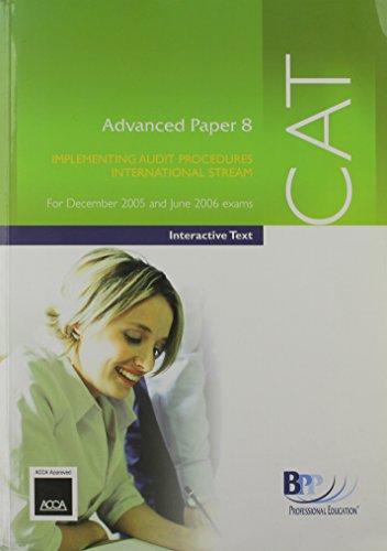 CAT Paper 8 Implementing Audit Procedures (International)