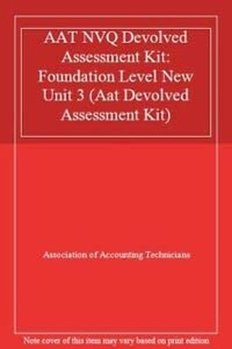 AAT NVQ Devolved Assessment Kit