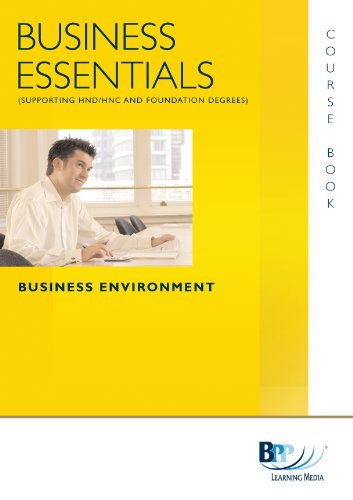 Business Essentials - Business Environment