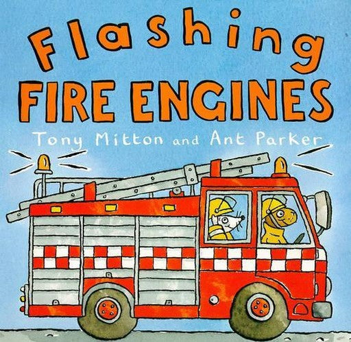 Flashing Fire Engines