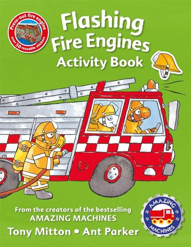 Amazing Machines Flashing Fire Engines Sticker Activity Book