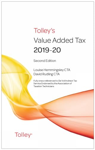 Tolley's Value Added Tax 2019-2020 (Second edition only)