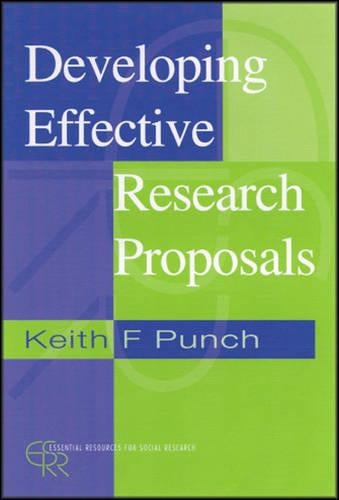 Developing Effective Research Proposals