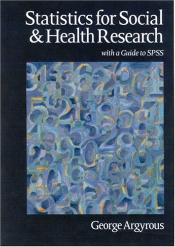 Statistics for Social and Health Research