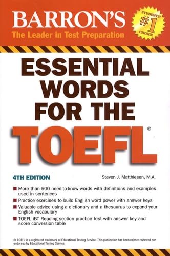 Essential Words for the TOEFL